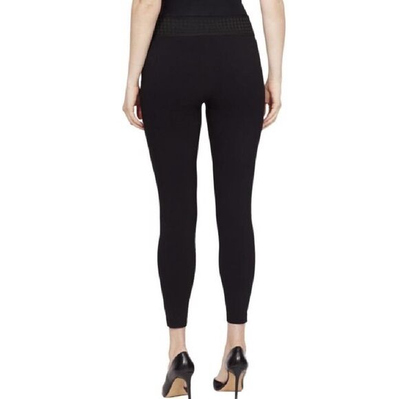 Larry Levine Black High Waist pull on slim fit dress pants size small - Picture 3 of 9